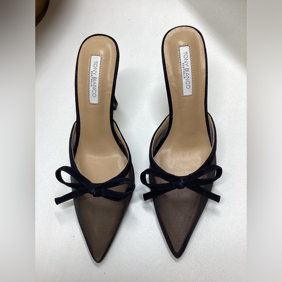 Tony Bianco Aroma Nylon/Suede Pump Size 7.5 - Picture 6 of 16